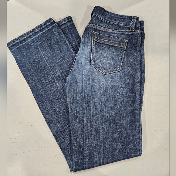 Banana Republic Vintage Denim Pants. Women's Classic Straight Leg. Fall 2008 - Picture 2 of 8